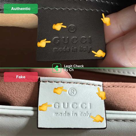 fake gucci vs real